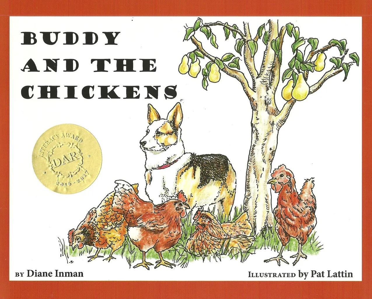 DAR National Literacy Award 2017 Children’s Book, Buddy and the Chickens cover image Daughters of the American Revolution, NSDAR (DAR)